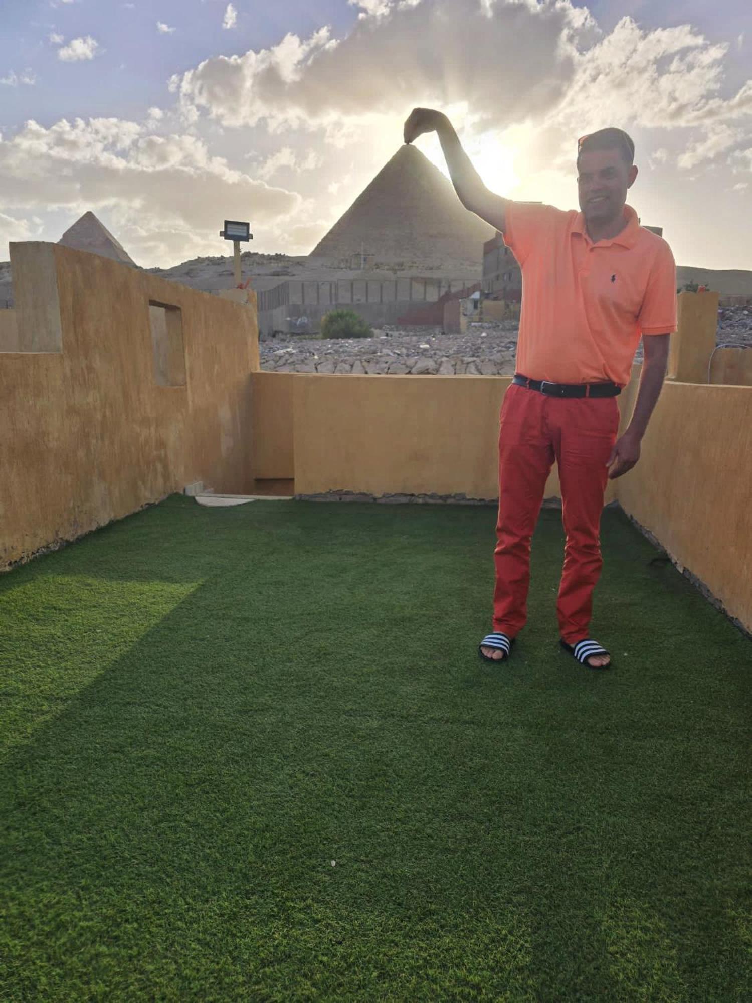 Hotel Sidi Hamad Pyramids View Kafret el-Gabal Zewnętrze zdjęcie